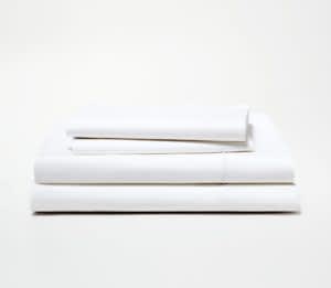 Silk & Snow Percale Sheets